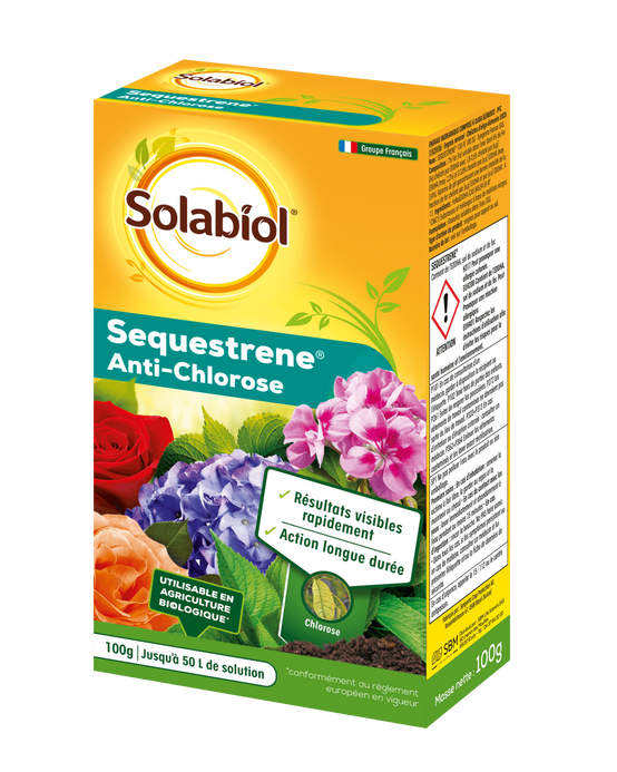 Solabiol - Anti-chlorose Séquestrène pour tous végétaux 100 g - SOLABIOL