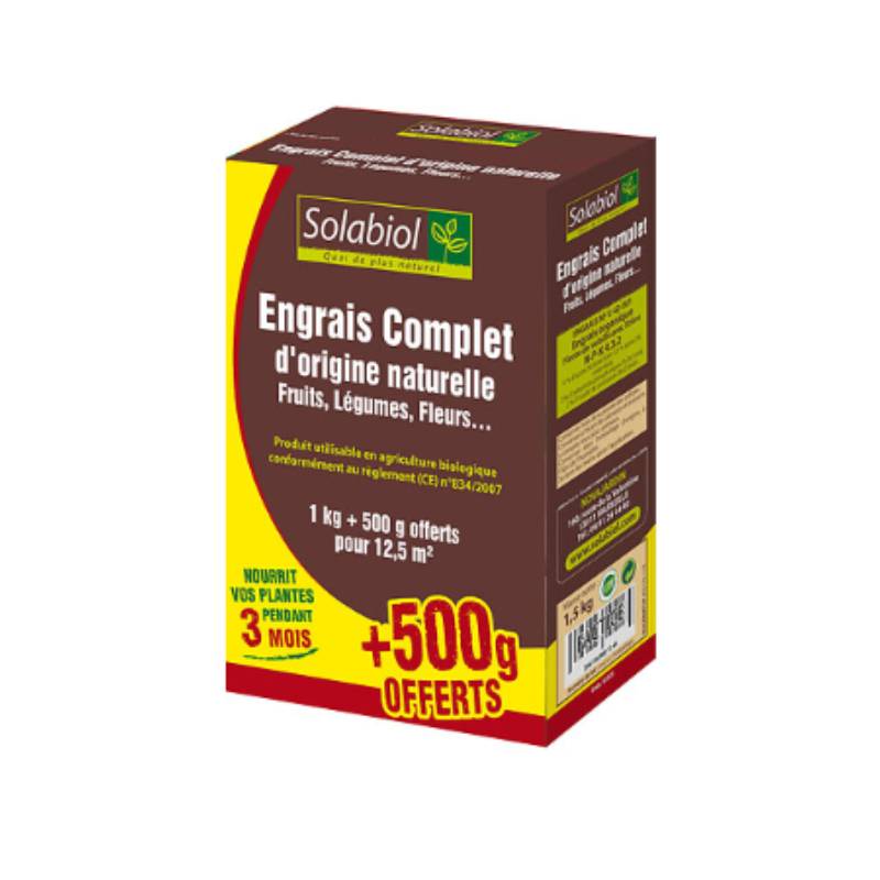 Solabiol - Engrais Complet Organique Naturel - SOLABIOL - Image 1
