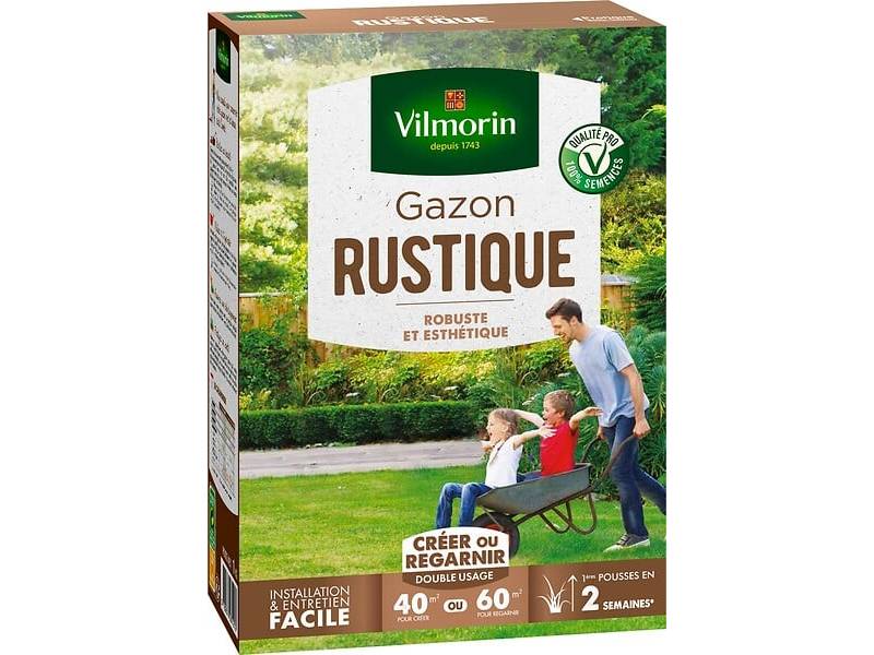 Vilmorin - Gazon rustique semences 1 kg - VILMORIN - Image 3