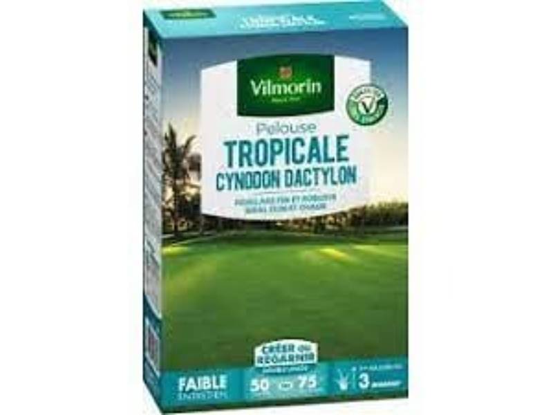 Vilmorin - Pelouse tropicale cynodon dactylon 500 g 50 m² - VILMORIN