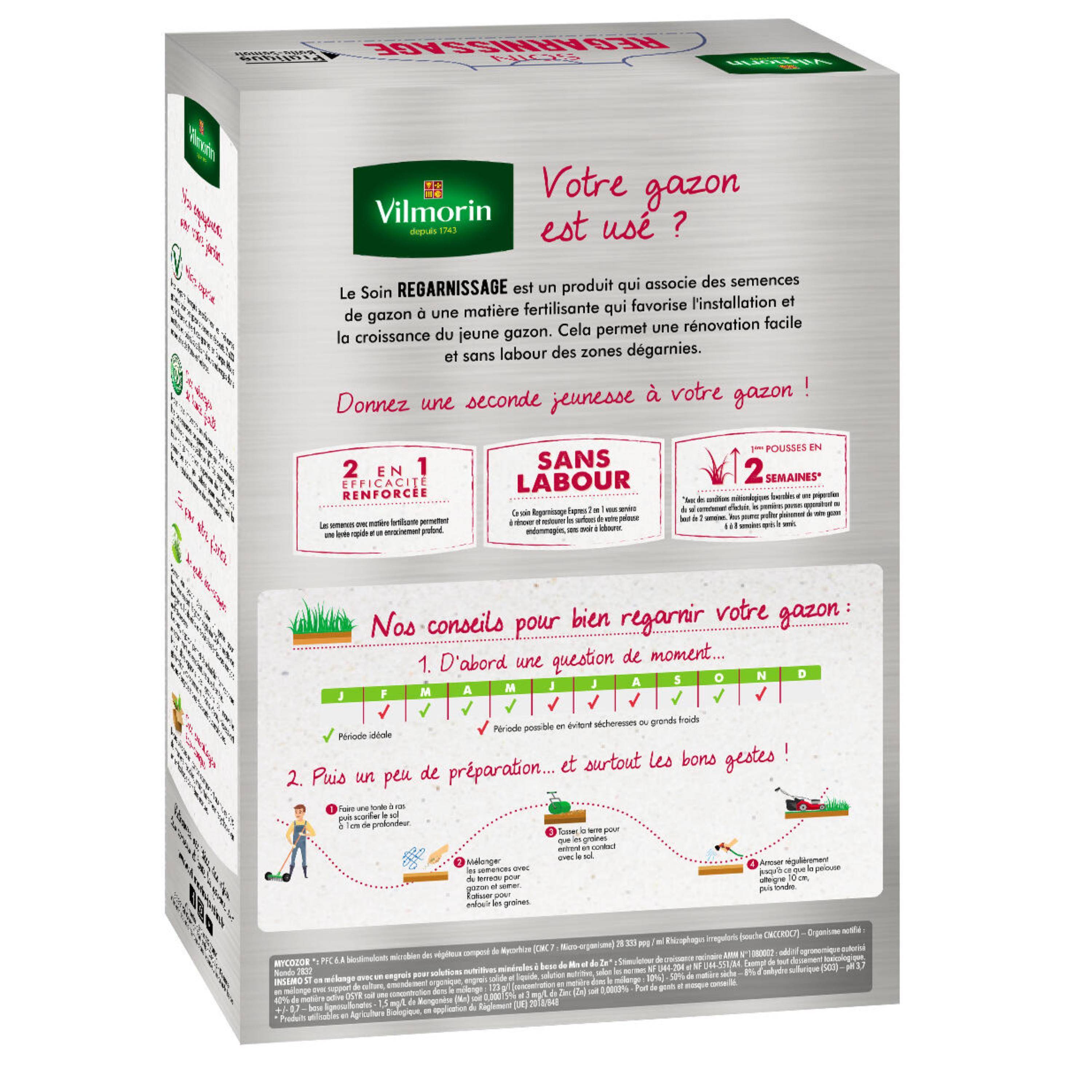 Vilmorin - Gazon de regarnissage boite de 500g - Vilmorin - Image 2