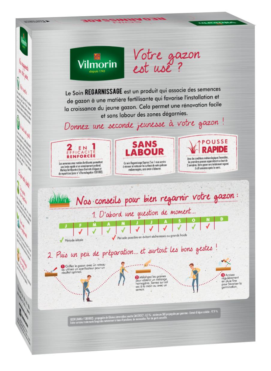 Vilmorin - Soin Regarnissage 2 en 1 boîte 1 kg  -VILMORIN - Image 9
