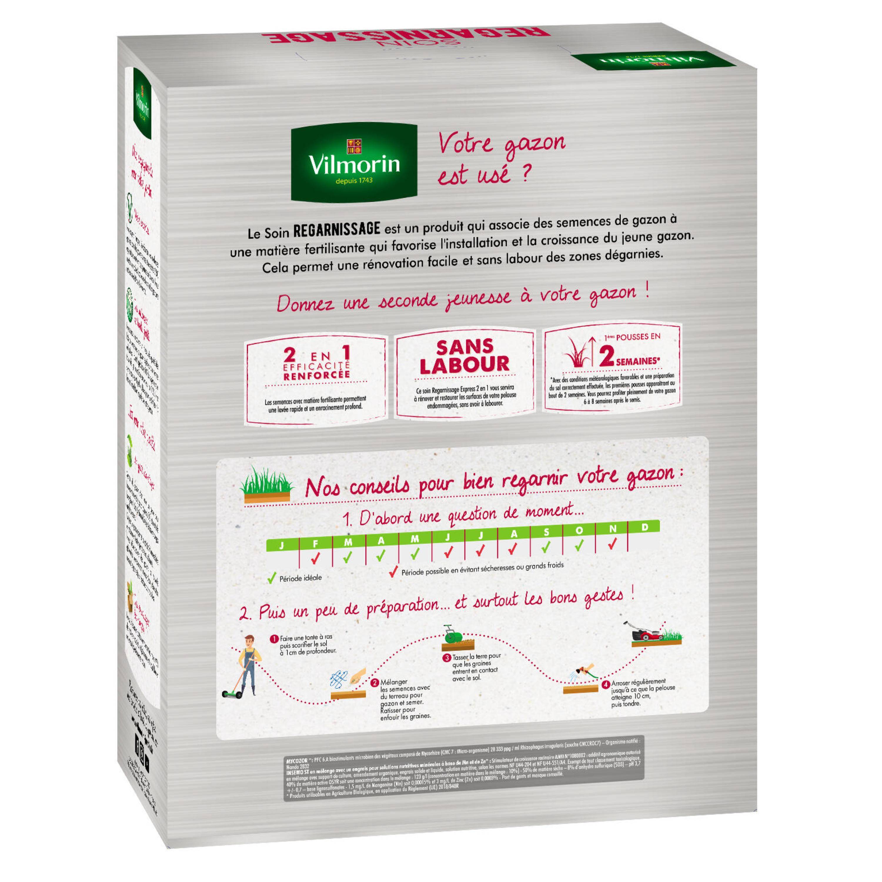 Vilmorin - Gazon de regarnissage boite de 3kg - Vilmorin - Image 2