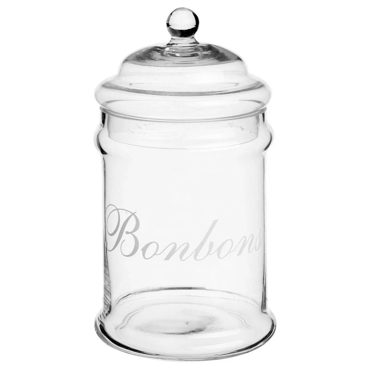 Bonbonnière bonbons verre transparent 2 litres - ATMOSPHERA - Image 1