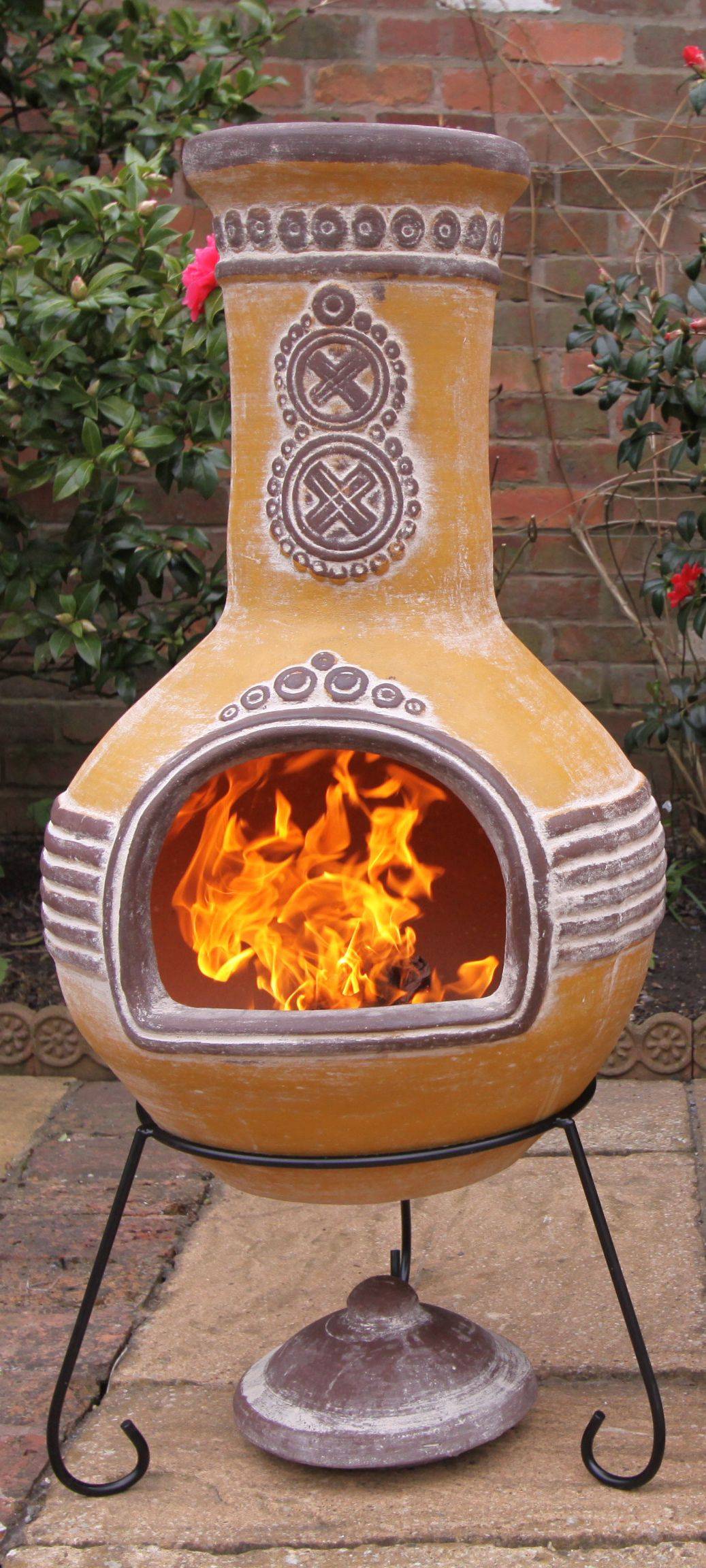 Gardeco - Gardeco - Cheminée mexicaine Azteca - Ø.55 x H.125 cm