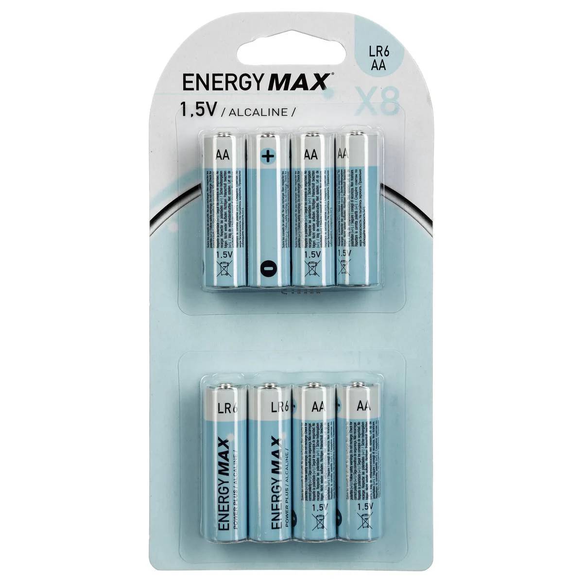 Piles Alcaline LR6 8 pièces - 5 FIVE SIMPLY SMART - Image 3
