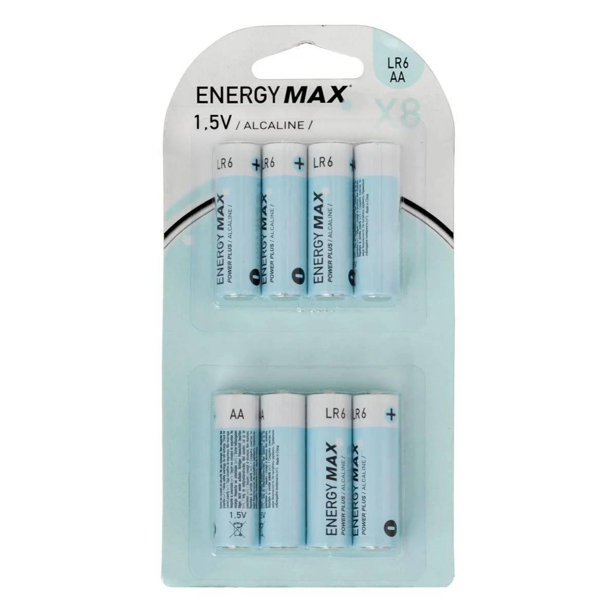Piles Alcaline LR6 8 pièces - 5 FIVE SIMPLY SMART
