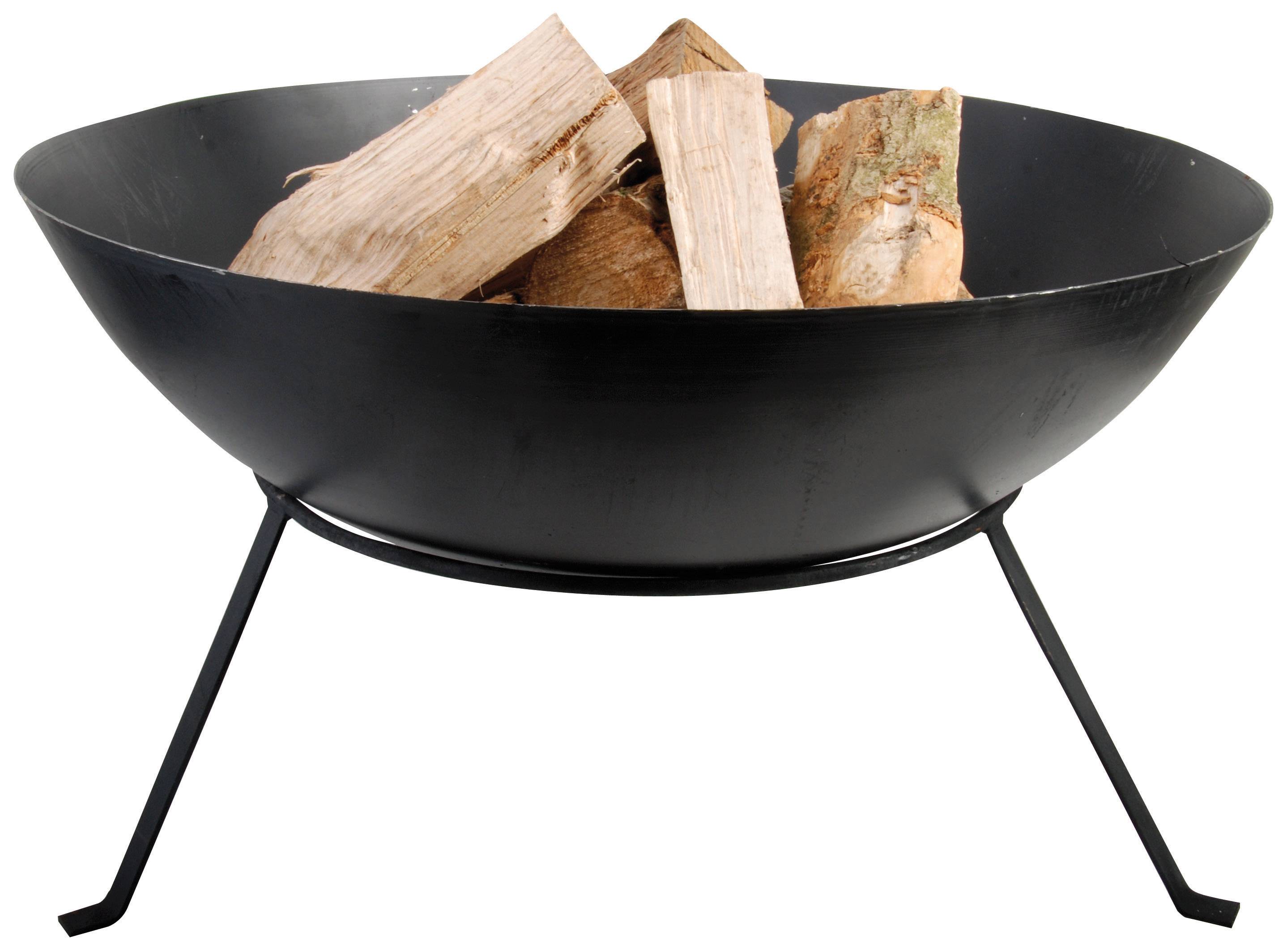Esschert Design - Brasero rond en métal noir – ESSCHERT DESIGN