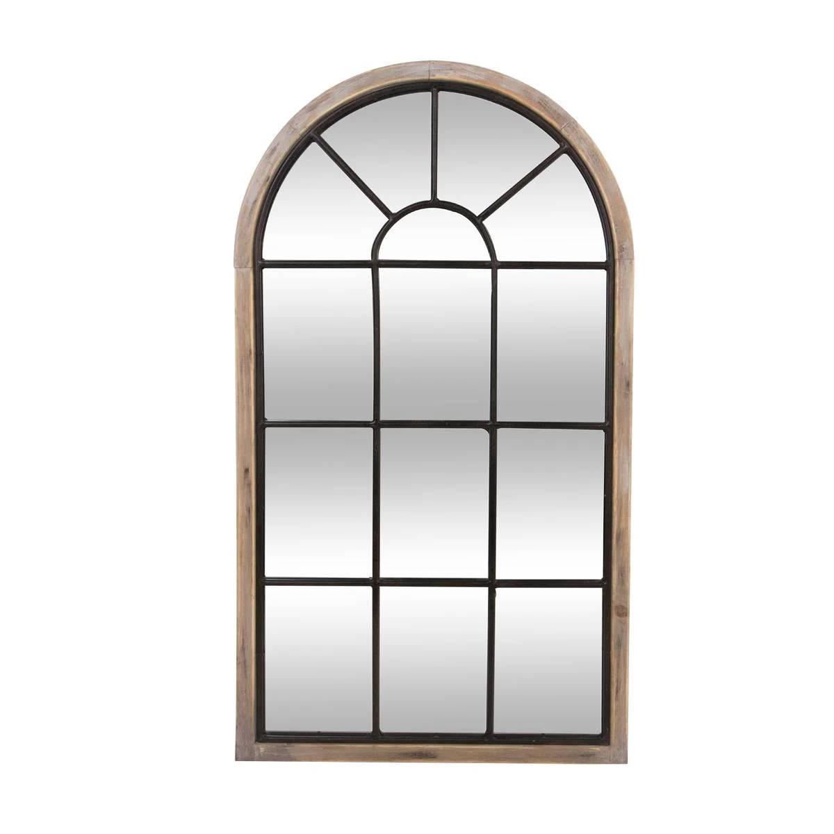 Miroir Zoé naturel sapin MDF ATMOSPHERA - Image 1