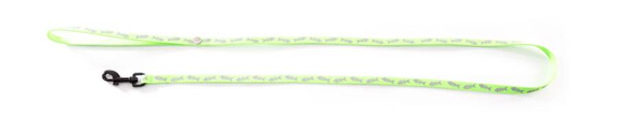 Martin Sellier - Laisse pour chat nylon vert motifs poissons – MARTIN SELLIER