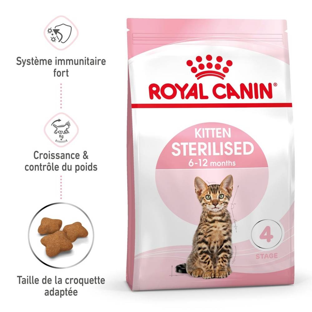 Royal Canin - Croquettes chaton stérilisé Kitten Stérilisé - ROYAL CANIN - Image 2