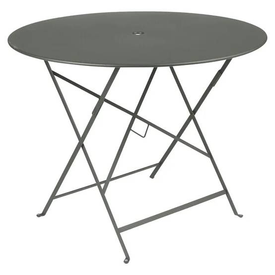Fermob - Table de jardin ronde pliante acier romarin 4 personnes Bistro Fermob - Image 2