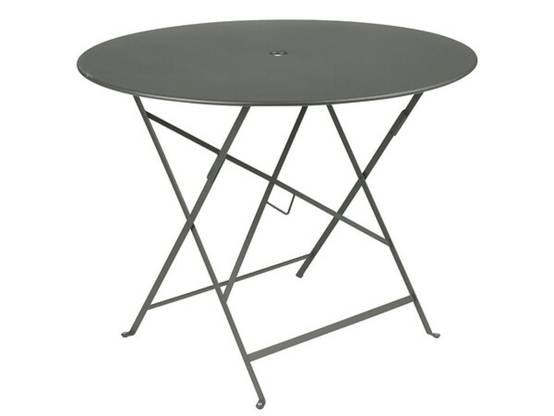 Fermob - Table de jardin ronde pliante acier romarin 4 personnes Bistro Fermob - Image 4