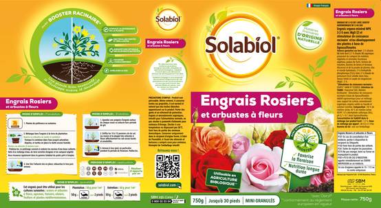 Solabiol - Engrais rosiers et arbustes naturel 750 g - SOLABIOL - Image 2