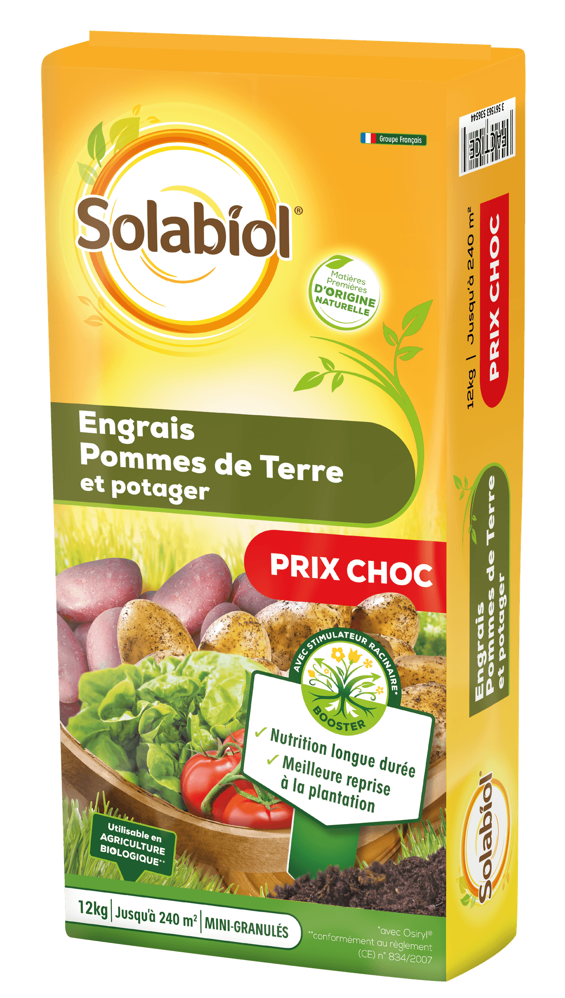 Solabiol - Engrais pommes de terre et potager 12kg - SOLABIOL