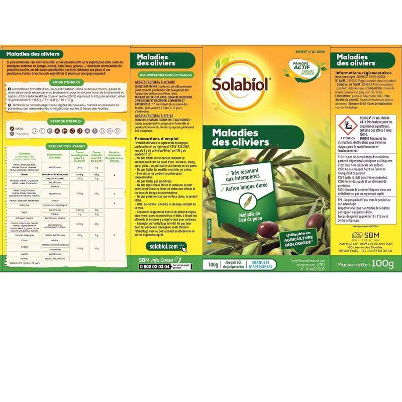 Solabiol - Maladies Des Oliviers - SOLABIOL - Image 2