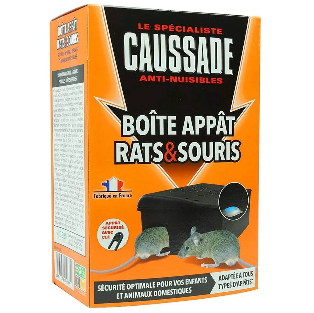 Caussade - Boîte appât rats et souris plastique avec clé CAUSSADE - Image 3