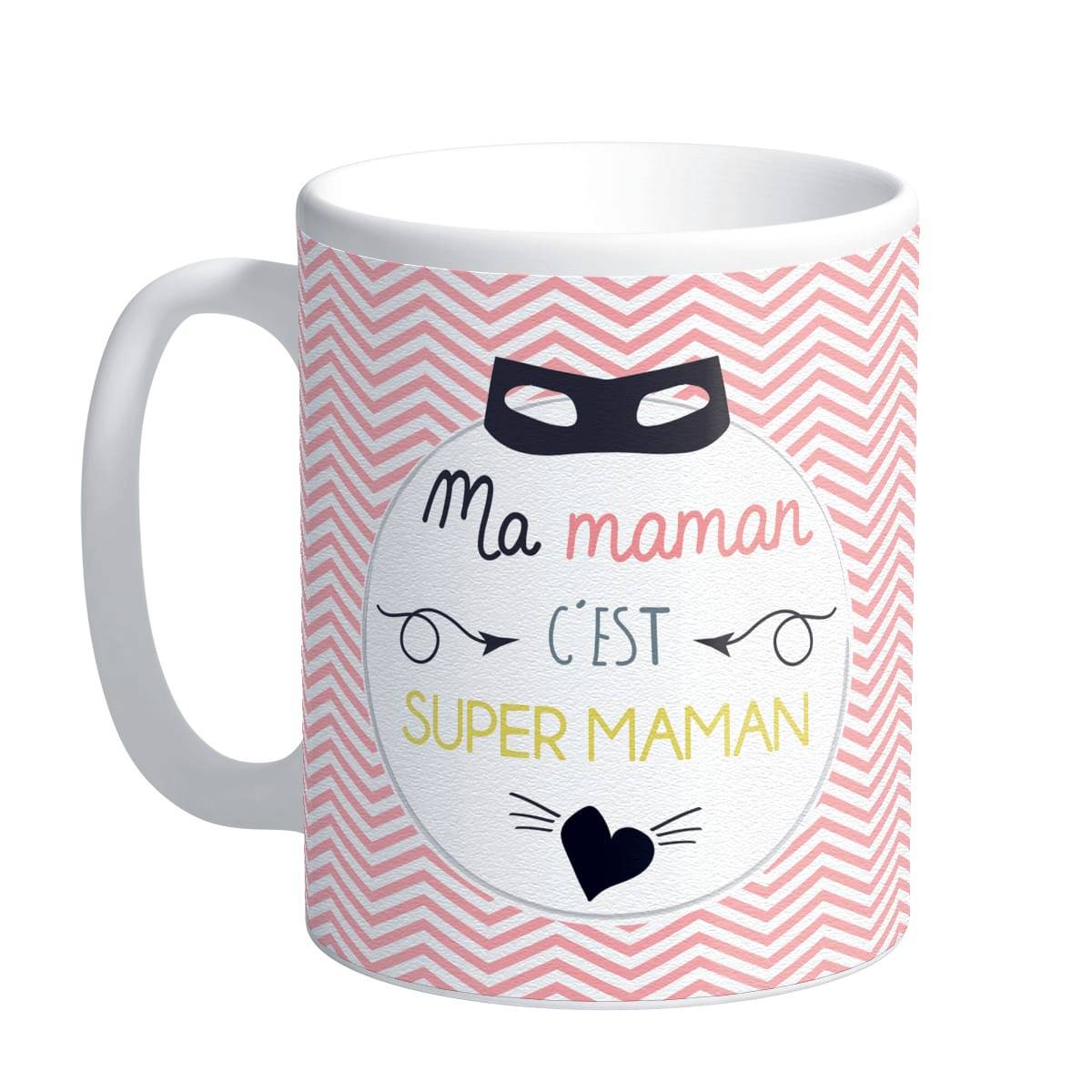 Mug Super Maman en céramique ø8 cm - Gamm vert