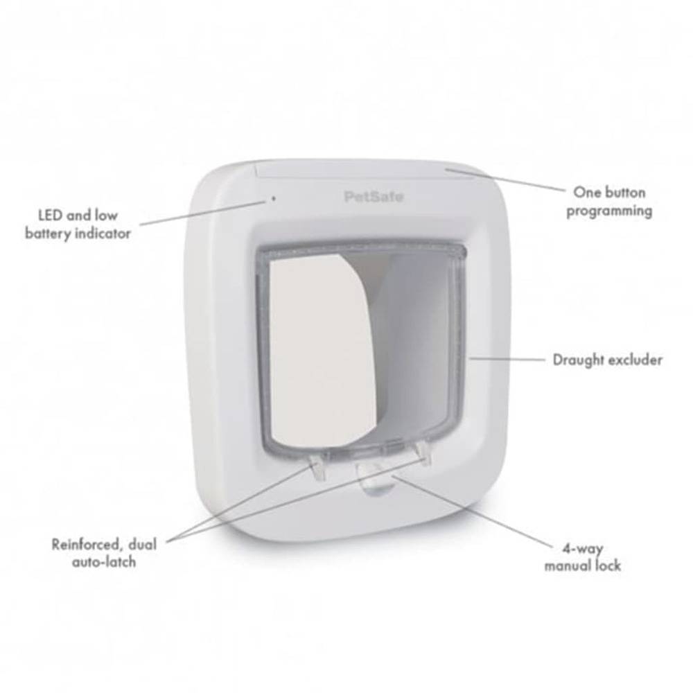 Petsafe - Chatière à Puces Électronique Plastique Blanc - PETSAFE - Image 7