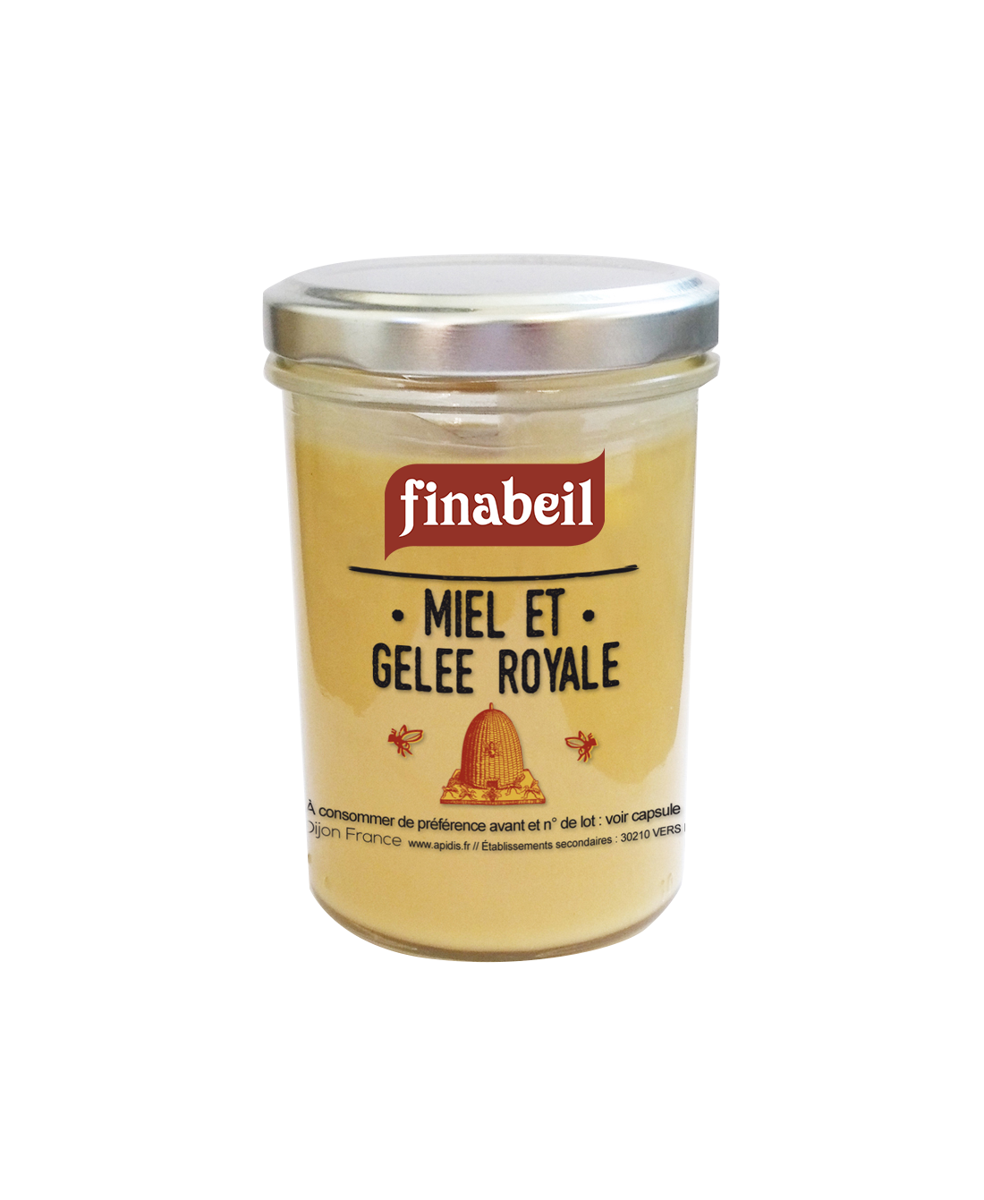 Finabeil - Miel crémeux et gelée royale 250 g - L'ABEILLE DILIGENTE