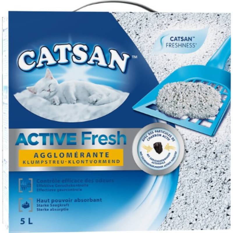 Catsan - Litière minérale  pour chat Agglomérante - CATSAN