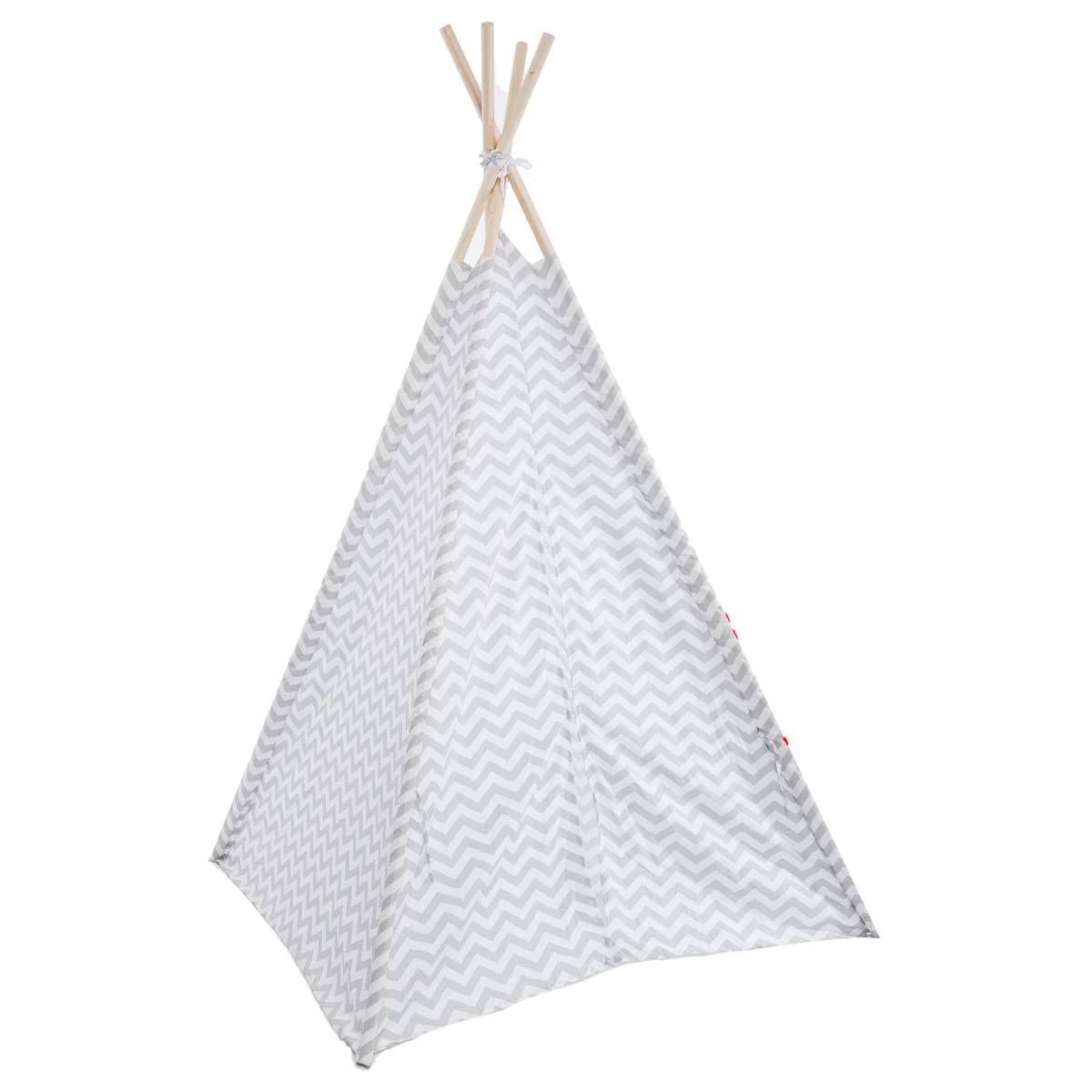 Tipi déco enfant polyester gris L 120 cm H 160 cm ATMOSPHERA - Image 7