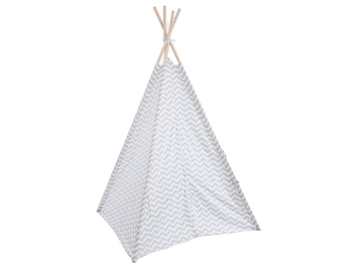 Tipi déco enfant polyester gris L 120 cm H 160 cm ATMOSPHERA - Image 2