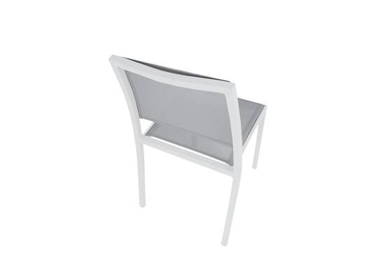 Ecloz - Chaise Haby Alu Text Blanche - ECLOZ - Image 2