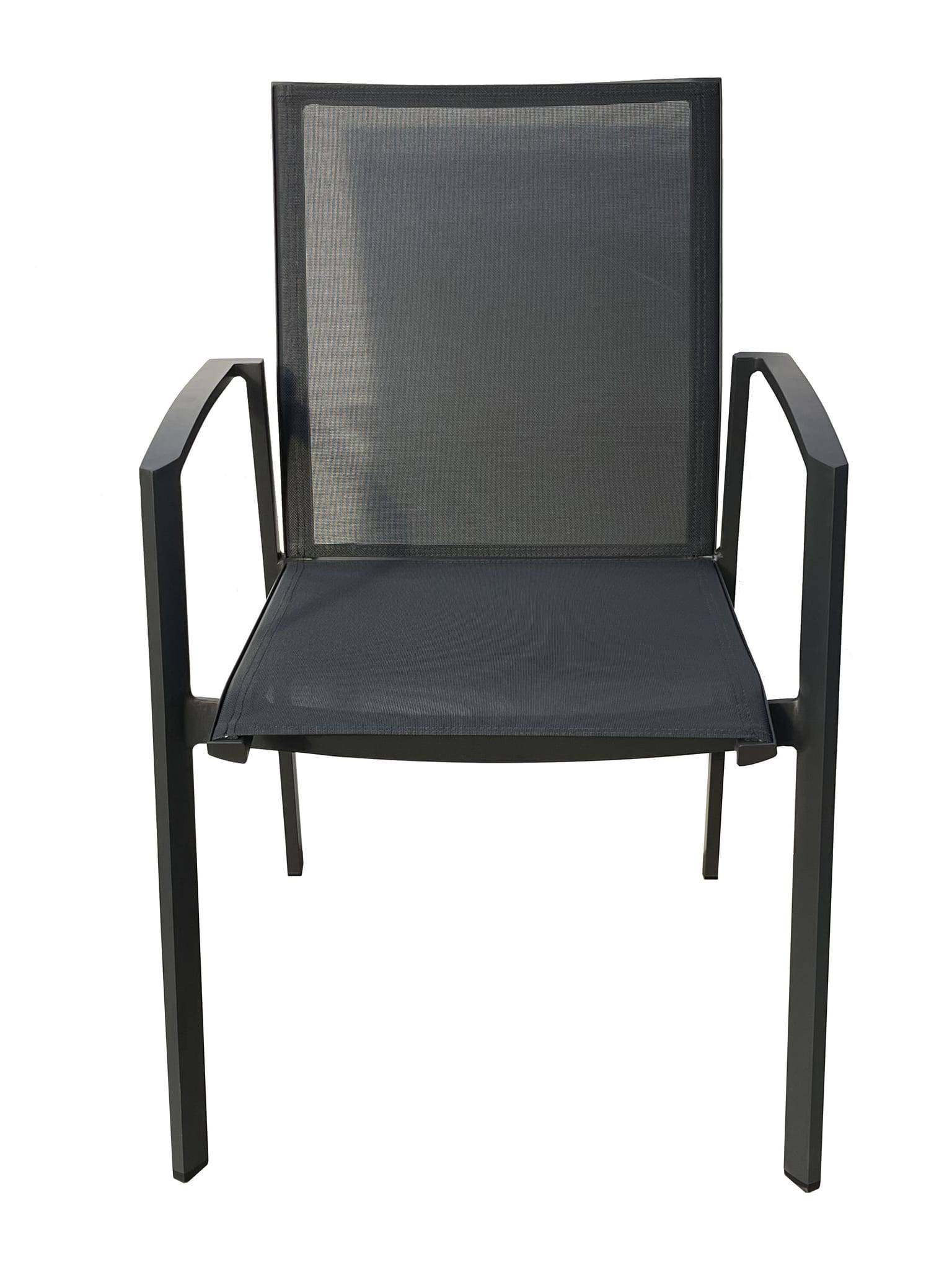 Ecloz - Fauteuil Alex Alu Text Anthracite - ECLOZ - Image 4