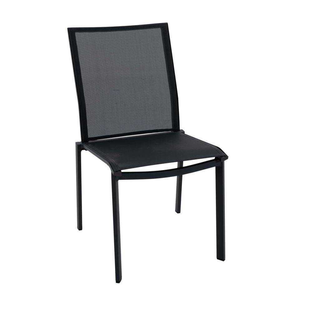 Ecloz - Chaise Alex Alu Text Anthracite - ECLOZ - Image 1