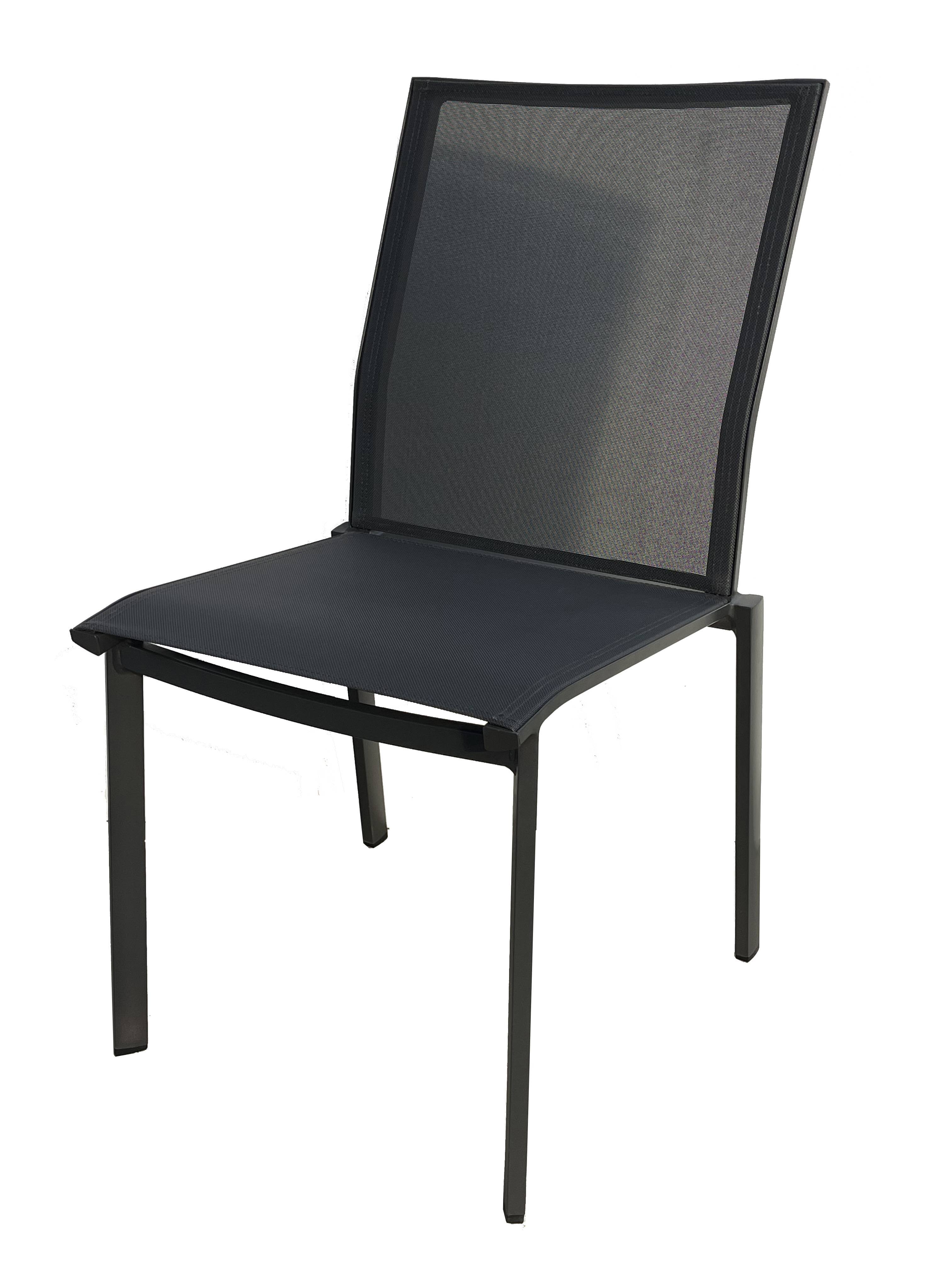 Ecloz - Chaise Alex Alu Text Anthracite - ECLOZ - Image 2