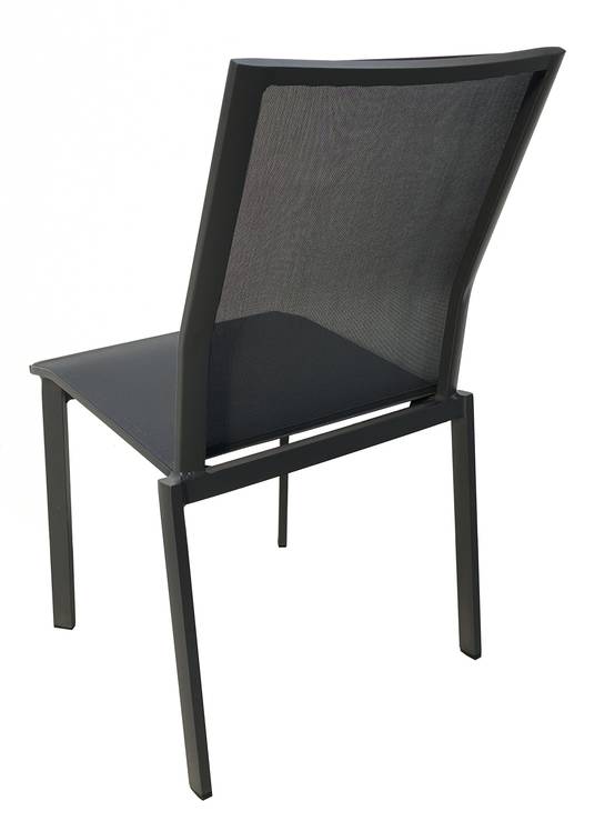 Ecloz - Chaise Alex Alu Text Anthracite - ECLOZ - Image 4