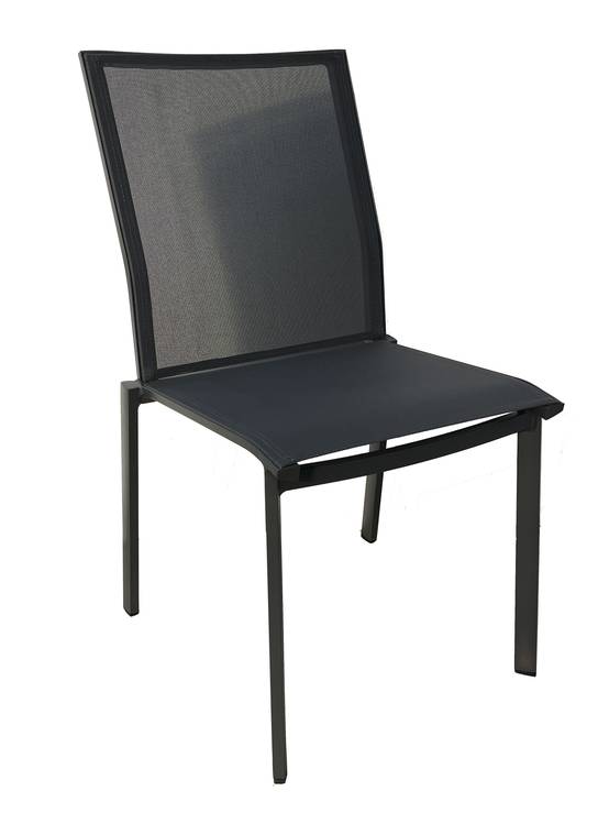 Ecloz - Chaise Alex Alu Text Anthracite - ECLOZ - Image 3