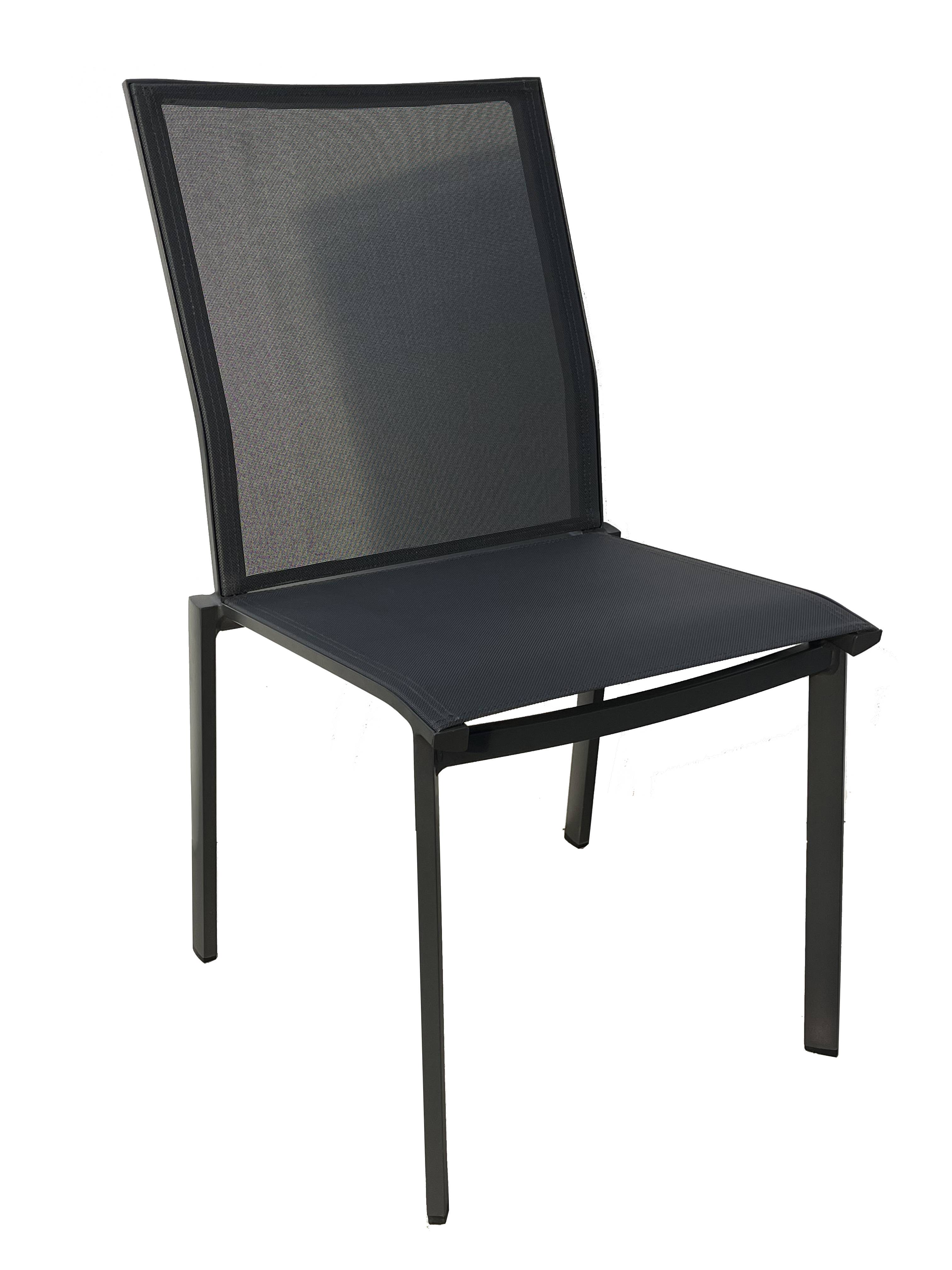 Ecloz - Chaise Alex Alu Text Anthracite - ECLOZ - Image 3