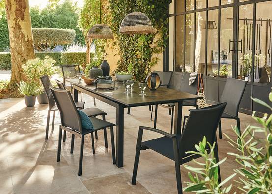 Ecloz - Chaise Alex Alu Text Anthracite - ECLOZ - Image 5