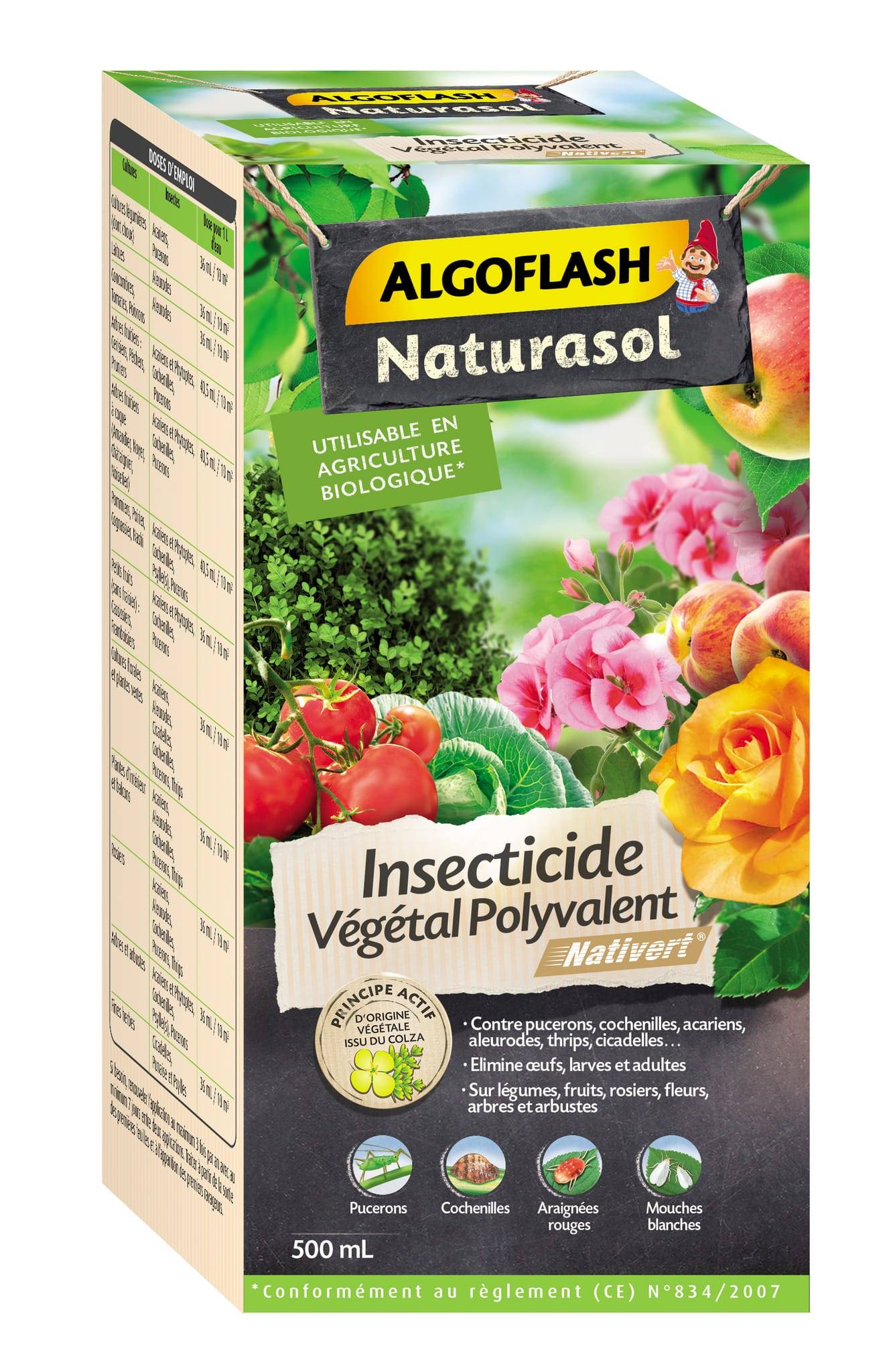 Algoflash Naturasol - Insecticide Végétal Polyvalent - ALGOFLASH NATURASOL