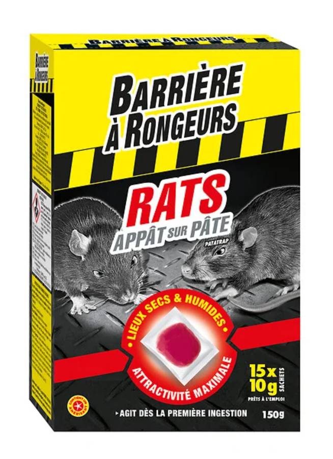 Barrière à rongeurs - Appât Sur Pâte Pour Rats - BARRIERE A RONGEURS