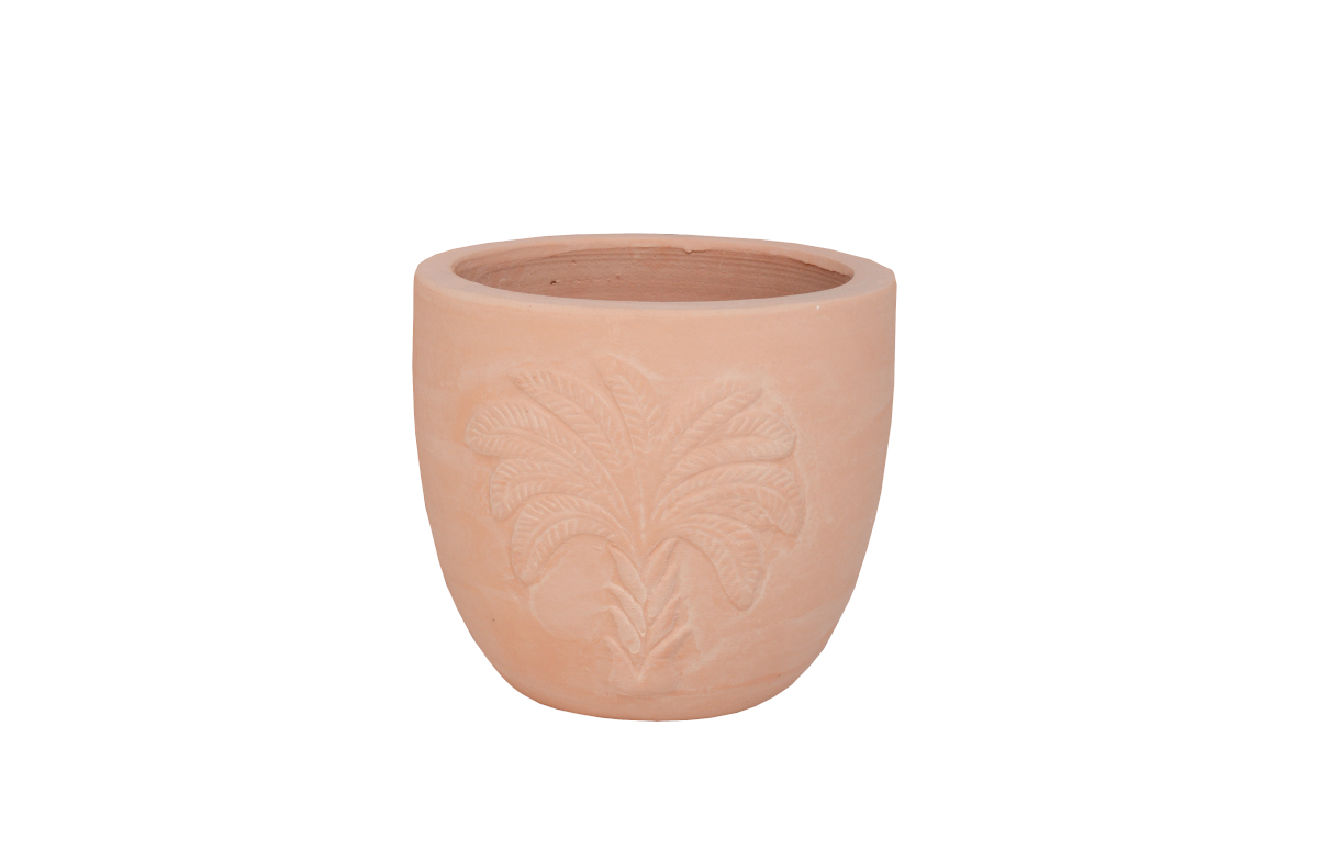 Pot rond en terre cuite Ø39 x H.32 cm - Image 1