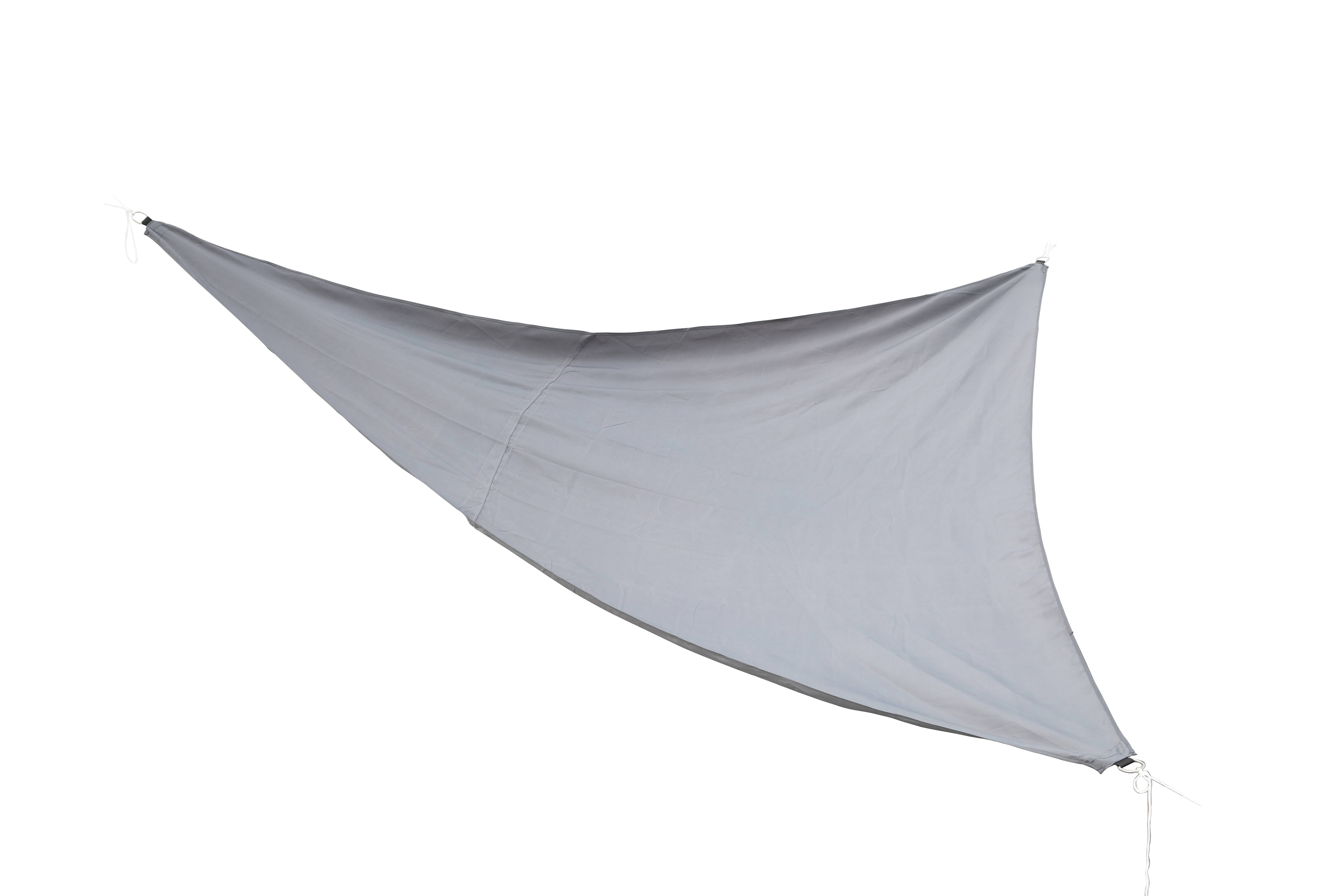Ecloz - Voile d'ombrage imperméable triangle polyester anthracite 3m ECLOZ - Image 1