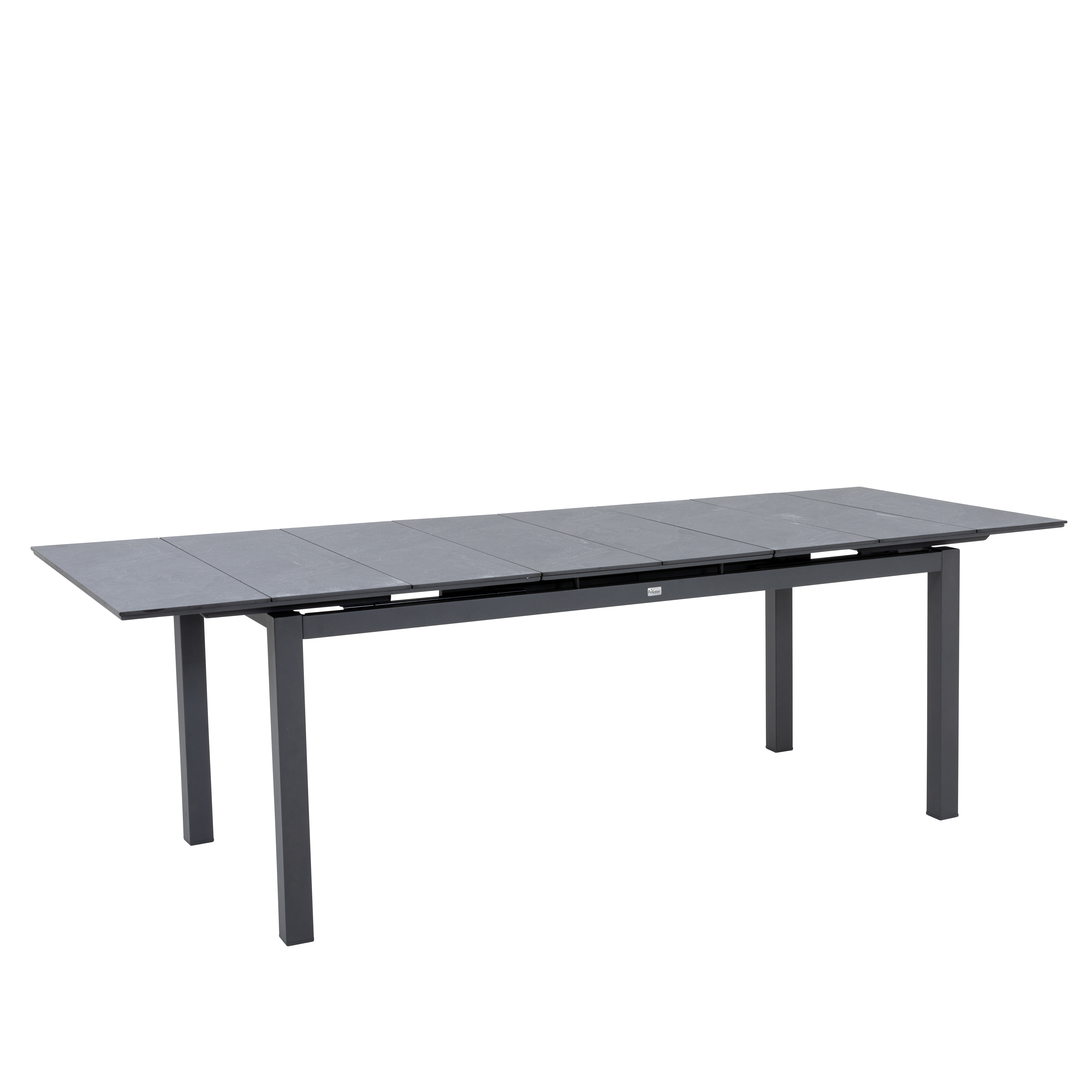 Pro Loisirs - Table de jardin URBAN - HPL Arpa et Aluminium Graphite - 8 à 10 personnes