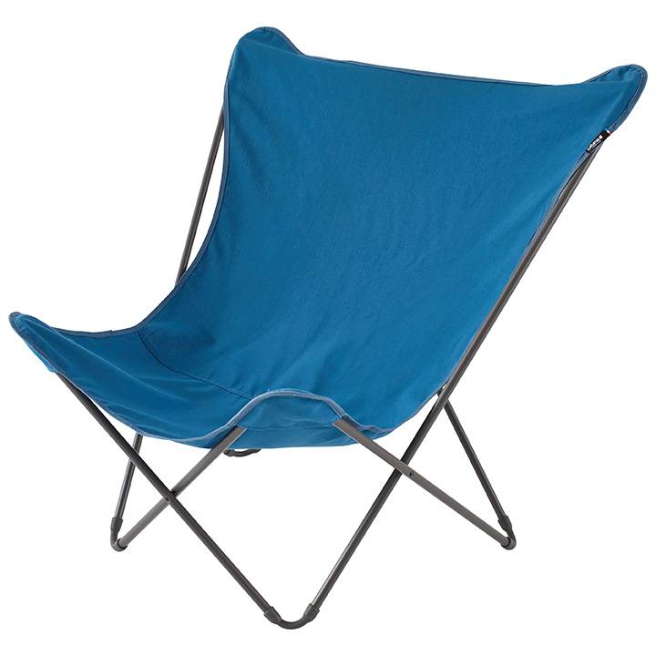 Lafuma-Mobilier - Fauteuil de jardin pliant acier bleu modèle Pop Up XL – LAFUMA MOBILIER