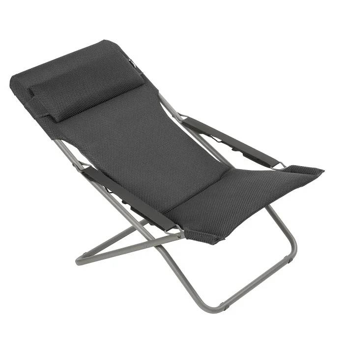 Lafuma-Mobilier - Transat de Jardin acier Be Comfort dark grey Transabed Lafuma Mobilier - Image 6