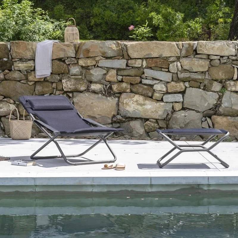 Lafuma-Mobilier - Transat de Jardin acier Be Comfort dark grey Transabed Lafuma Mobilier - Image 7