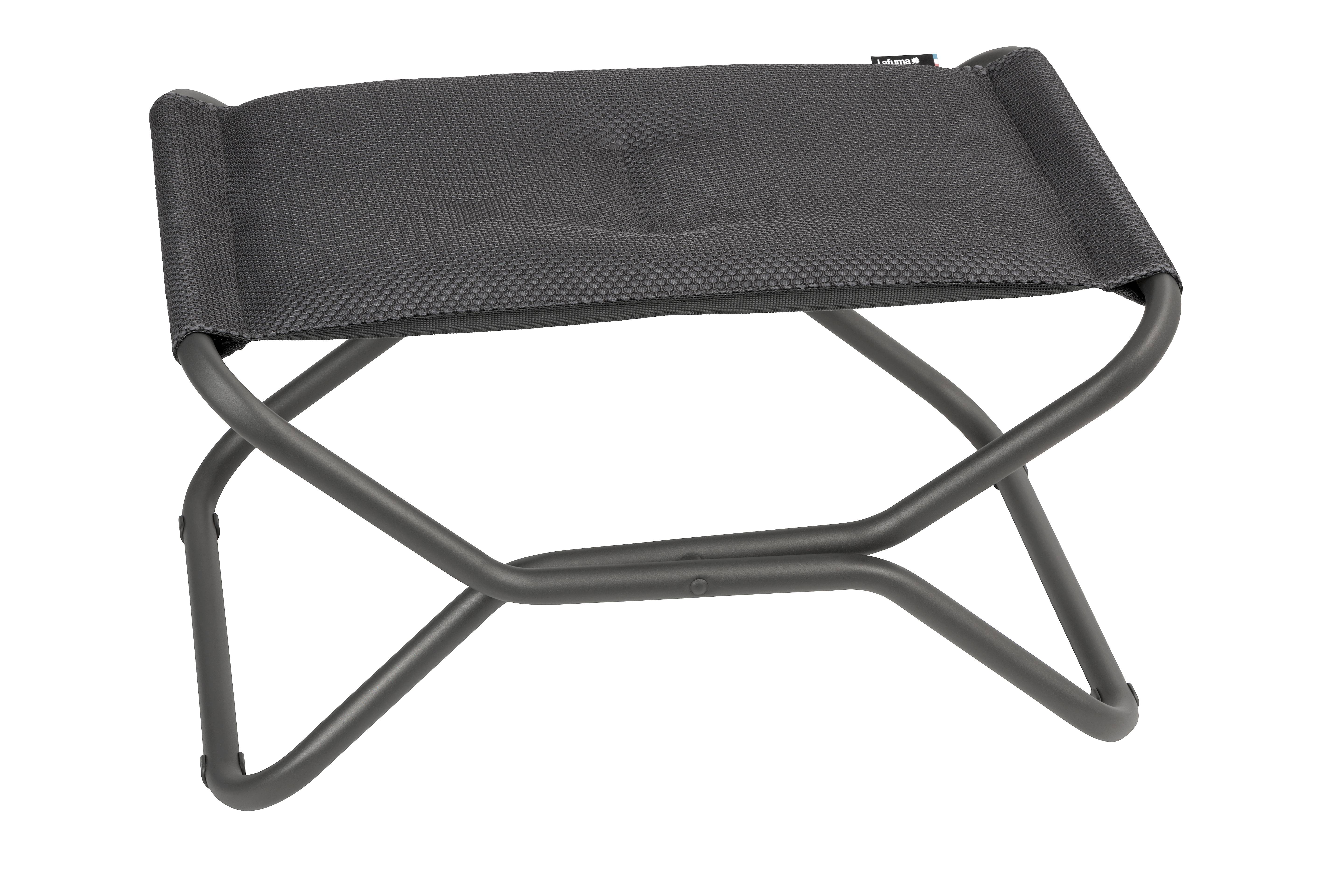 Lafuma-Mobilier - Repose Pieds acier batyline dark grey Next Be Comfort Lafuma Mobilier - Image 1