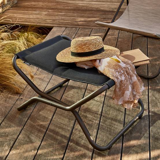 Lafuma-Mobilier - Repose Pieds acier batyline dark grey Next Be Comfort Lafuma Mobilier - Image 3