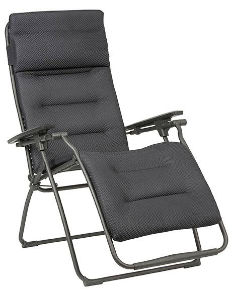 Lafuma-Mobilier - Fauteuil de jardin acier dark grey Futura Be Comfort Lafuma Mobilier - Image 1