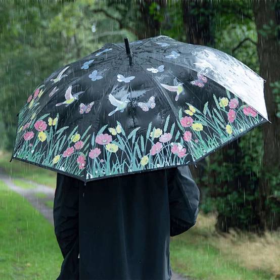 Parapluie Oiseau Polyéthylène Couleur Changeante Ø 116,50 cm H 91,20 cm - Image 2