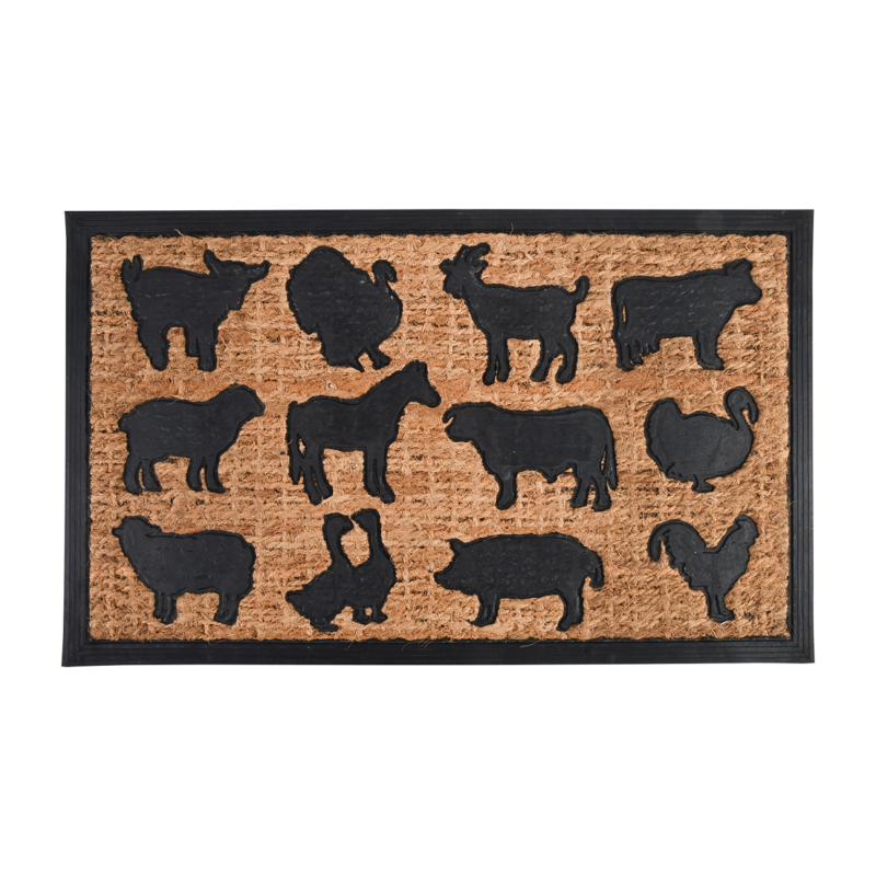 Paillasson fibres de coco caoutchouc – Esschert Design - Image 1