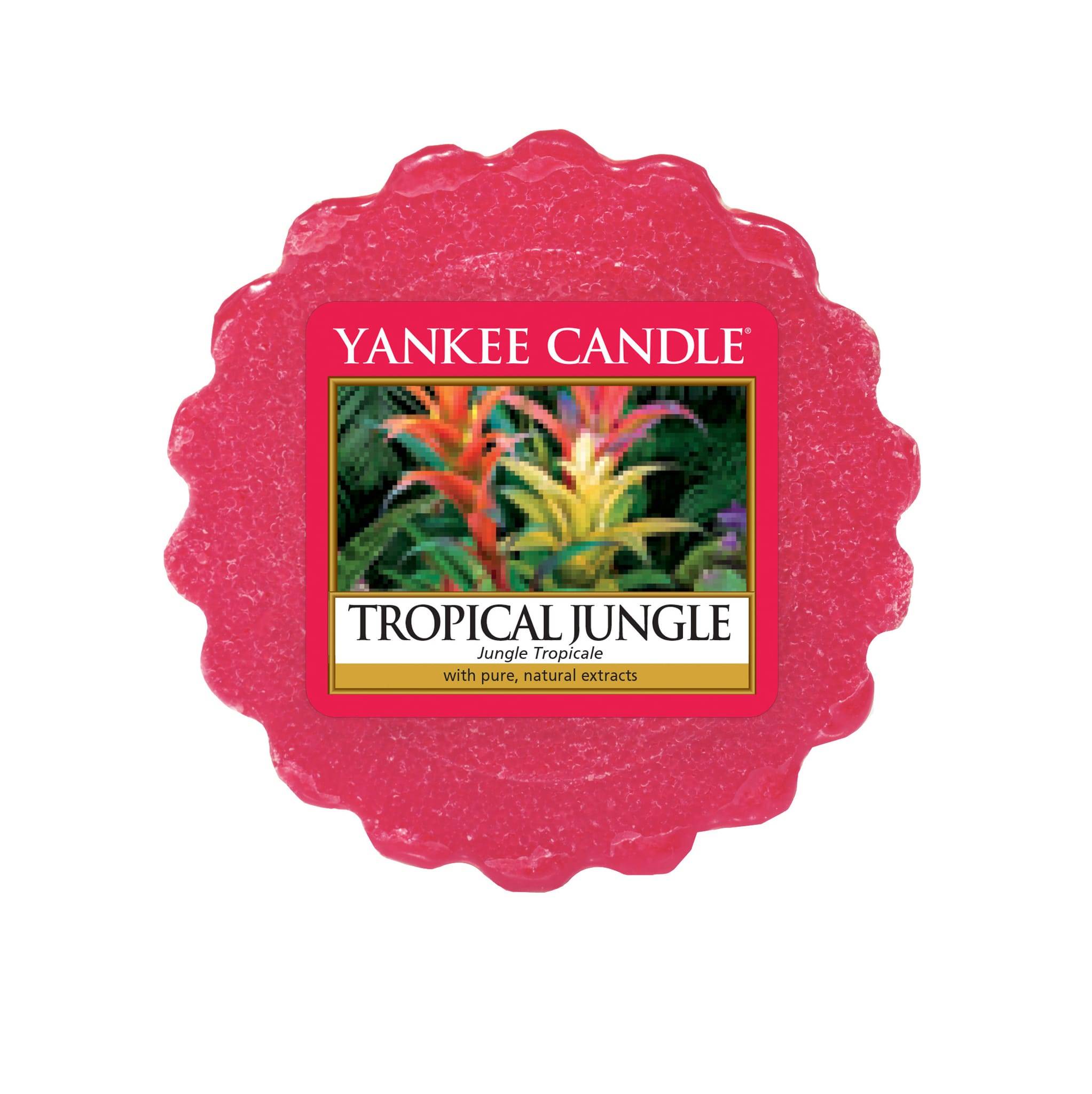 Yankee Candle - Tartelette de cire jungle tropicale senteur fleurs et fruits
