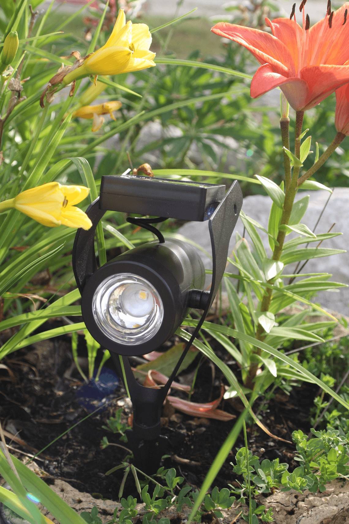 Watt & Home - Spot solaire - Power Spot Noir - 50 Lumens - Image 6
